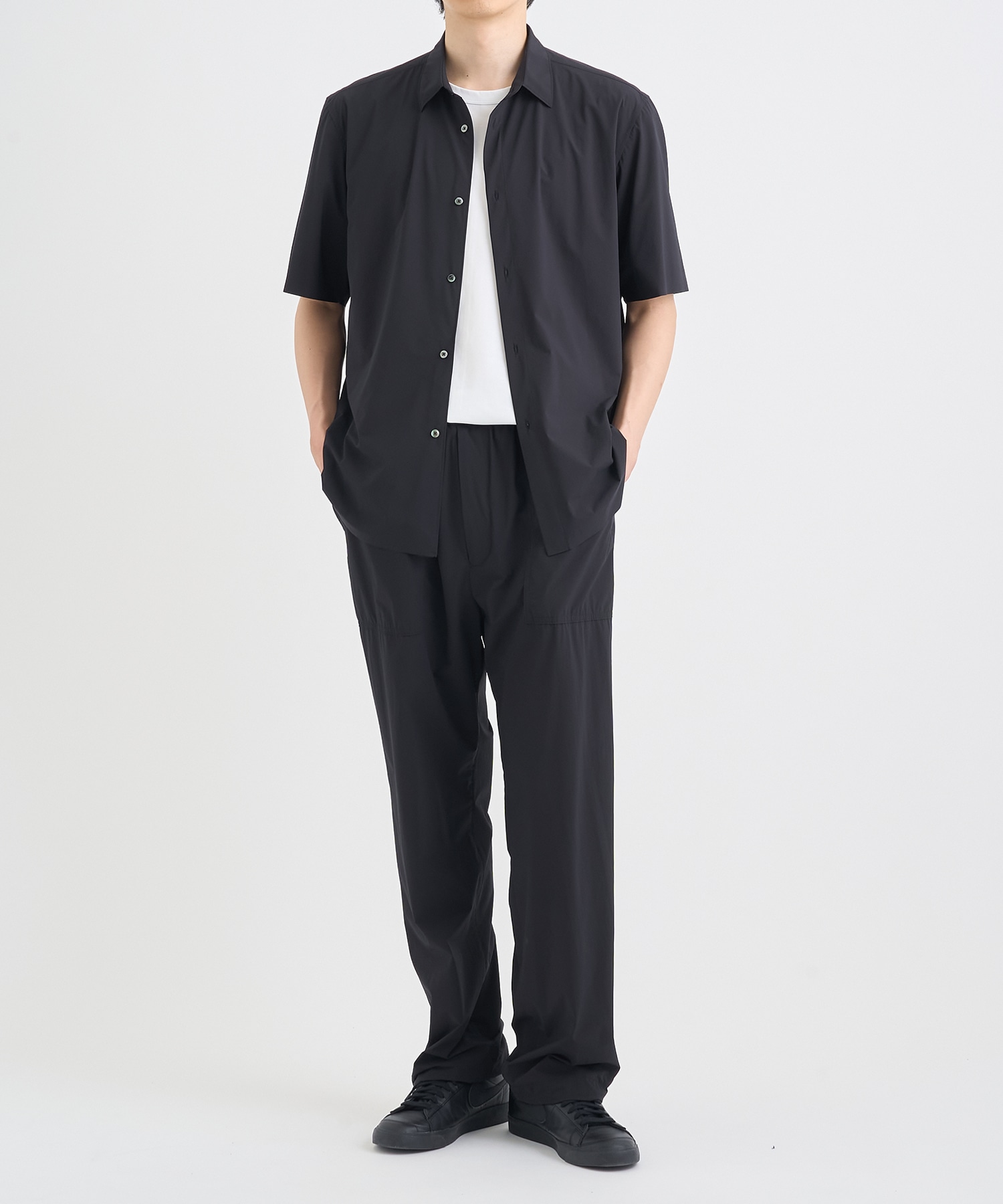 112gのショートスリーブシャツ(44 BLACK): THE TOKYO: MENS｜THE TOKYO