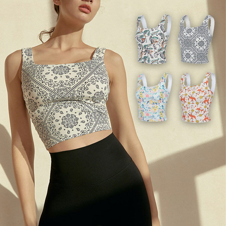 楽天市場】スポーツブラ 花柄の通販