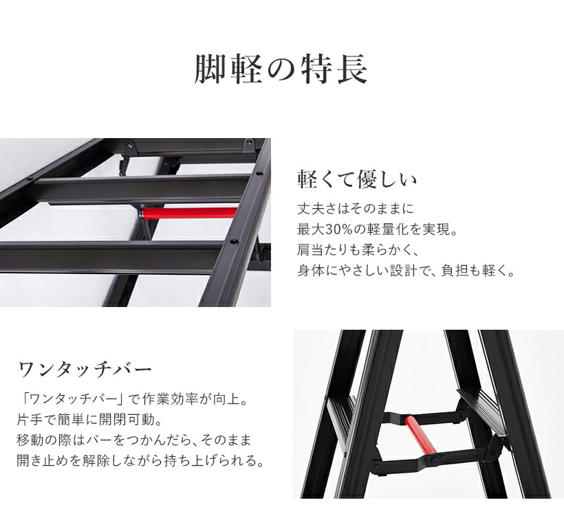 楽天市場】【 RZB-09b 】長谷川工業 ハセガワ hasegawa 専用脚立 3尺 3