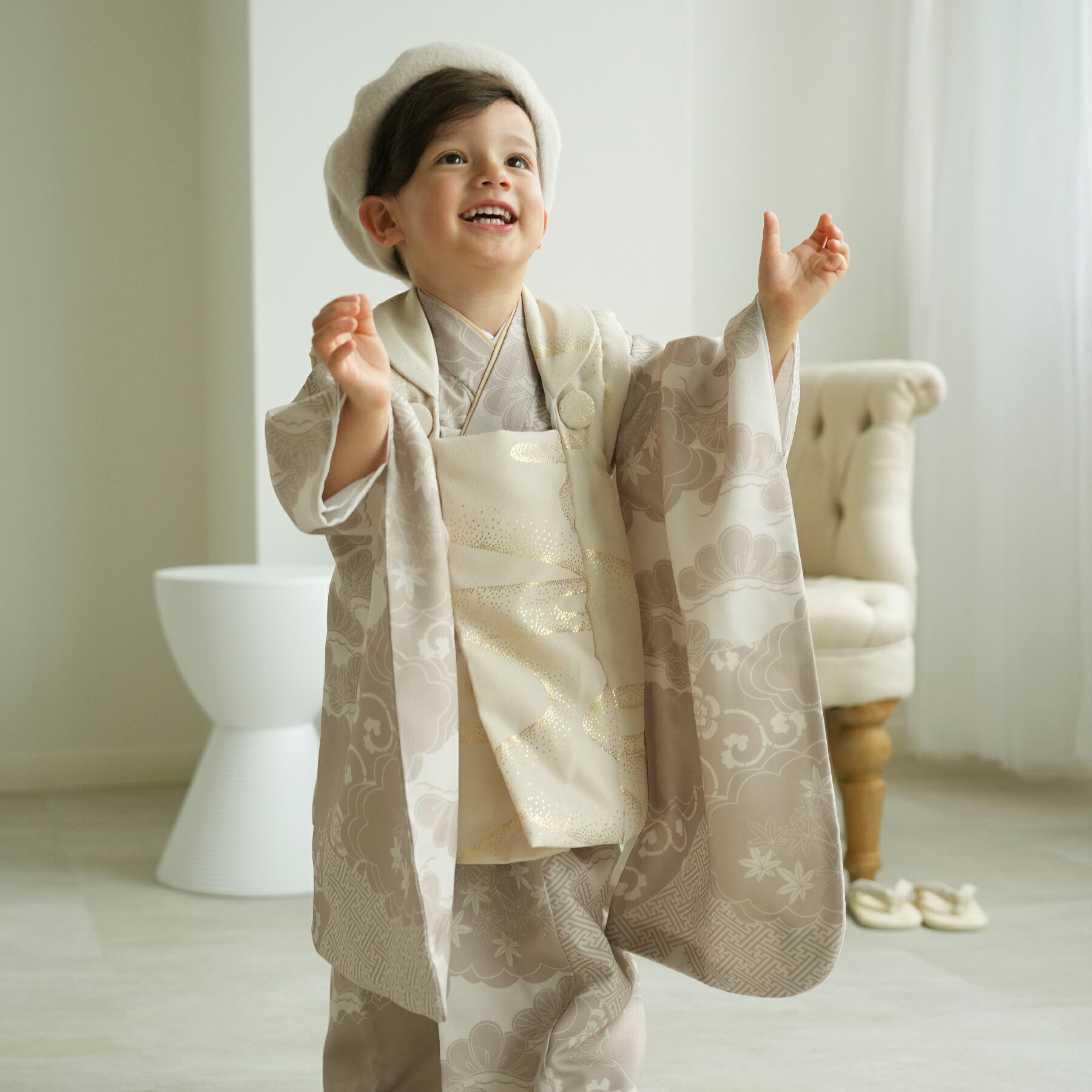 楽天市場】【レンタル】 【ひよこ商店 kids 七五三 着物 3歳 男の子