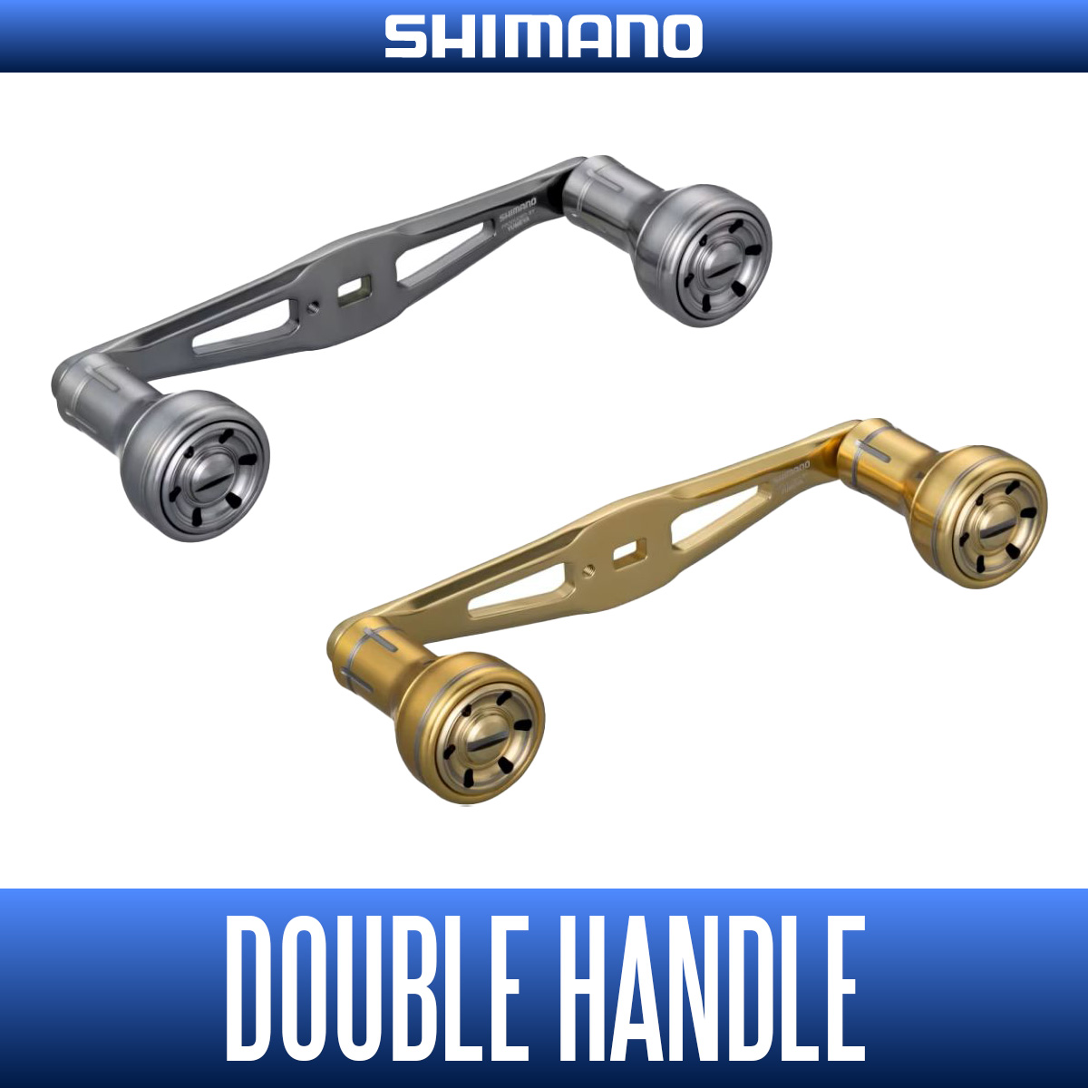 SHIMANO Genuine] YUMEYA Double Handle with Aluminum Knobs