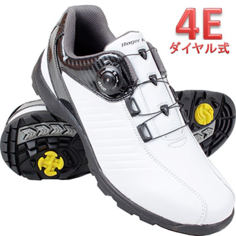 広田ゴルフ ロジャーキング ゴルフシューズ スパイクレス ダイヤル式 RK-08