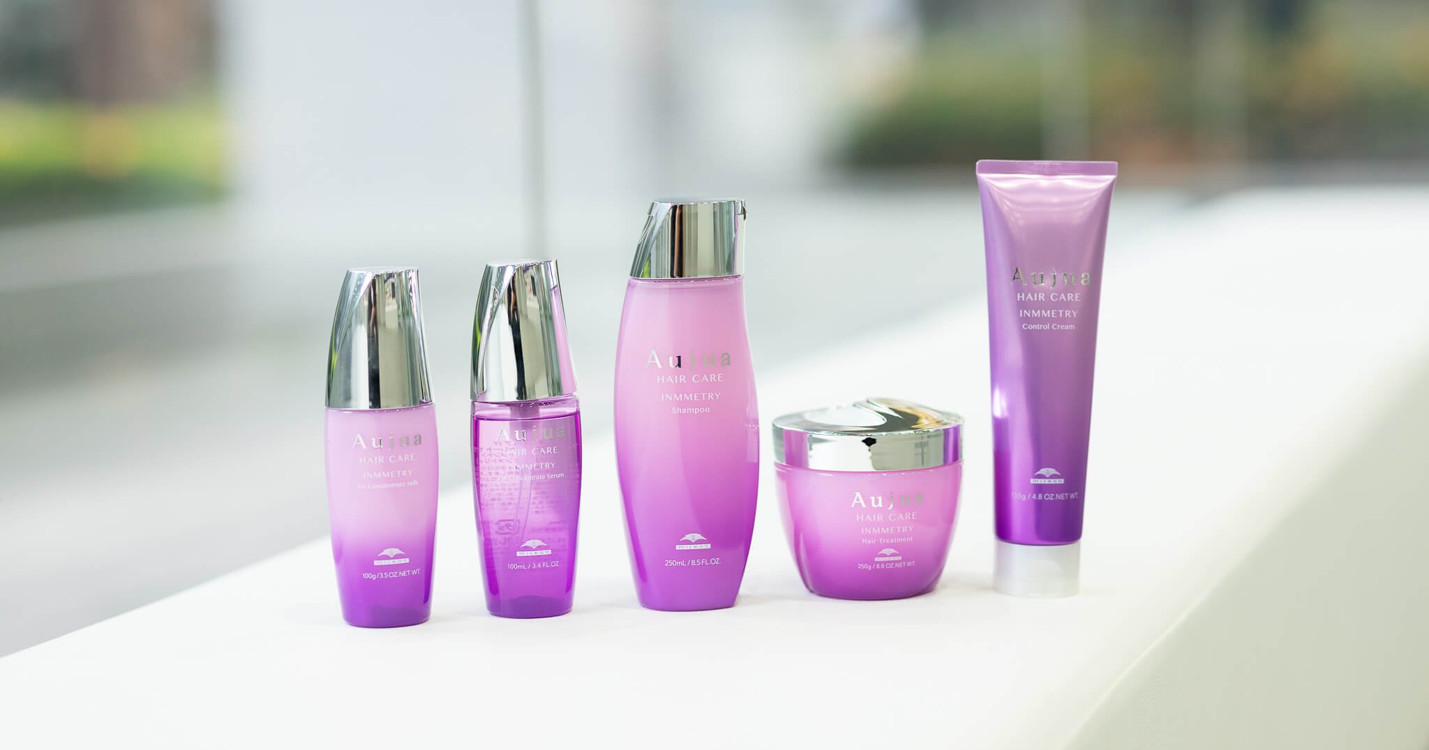 乾かすだけでまとまり輝く髪へ！オージュア 新ライン 『インメトリィ