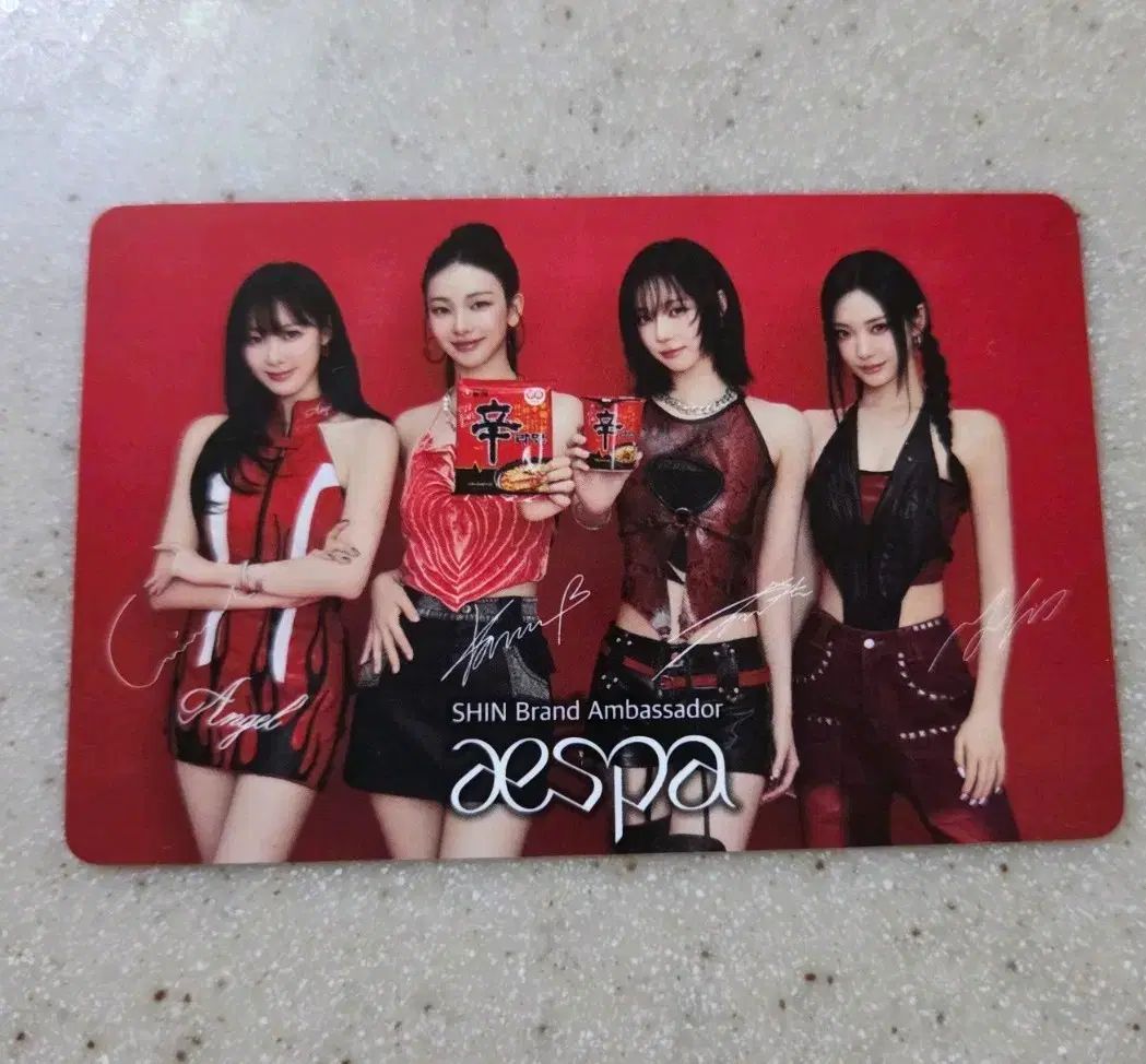 aespa（エスパ）辛ラーメン スペシャル トレカ - メルカリ