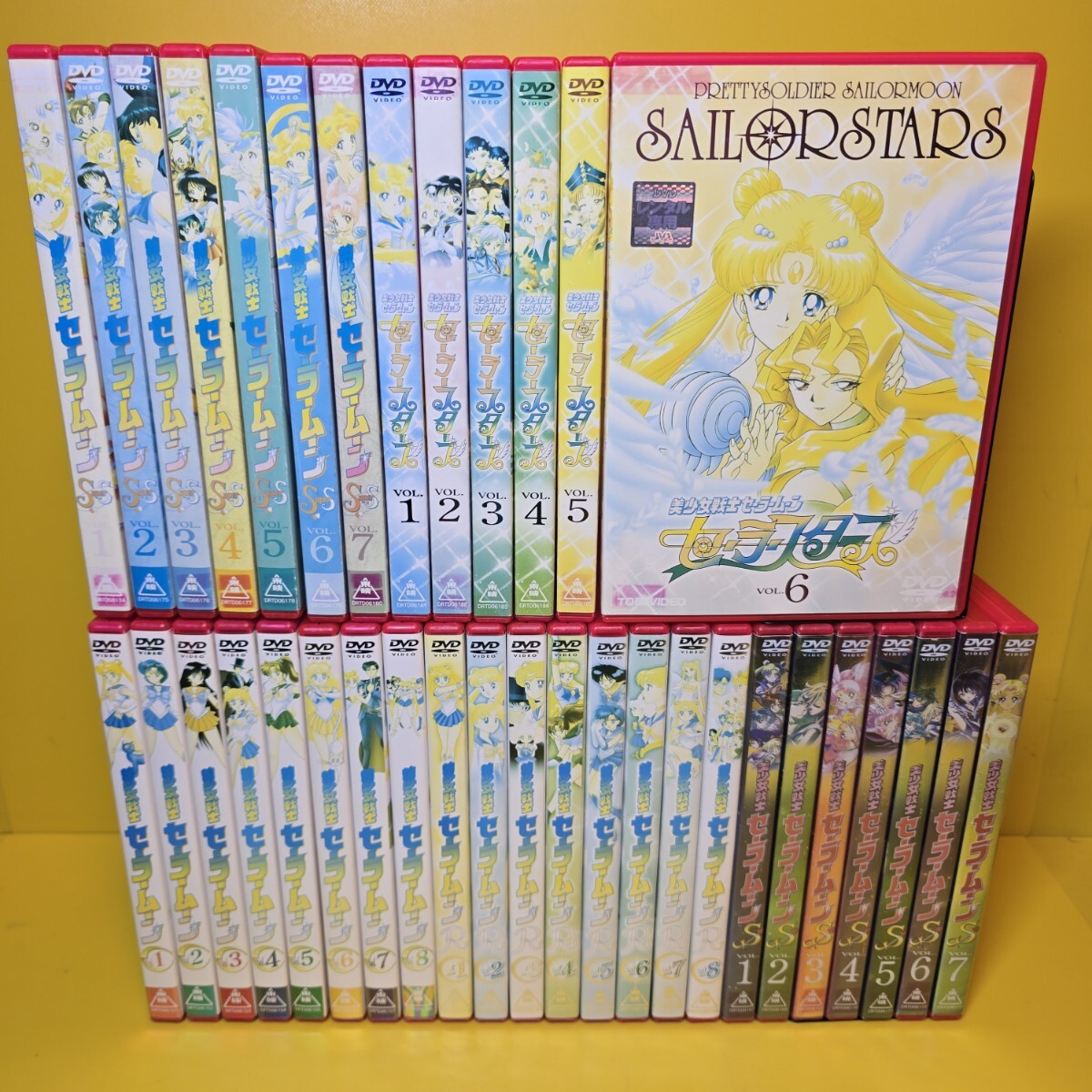 新品ケース交換済み 美少女戦士セーラームーンR DVD 全8巻セット