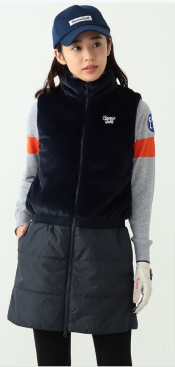 ビームスゴルフBEAMS GOLF ORANGE LABEL / 中綿 ワンピース ゴルフ
