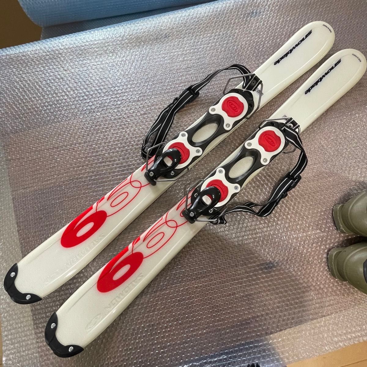 メンズ ショートスキー ファンスキー サロモン3点99cm 26-26 5cm