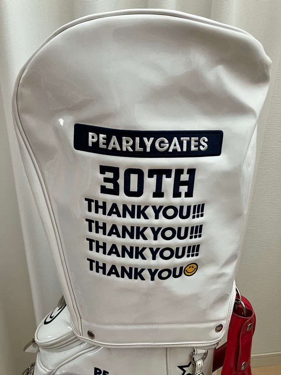 パーリーゲイツ キャディバッグ 30周年限定 ホワイト ネイビー ゴルフ