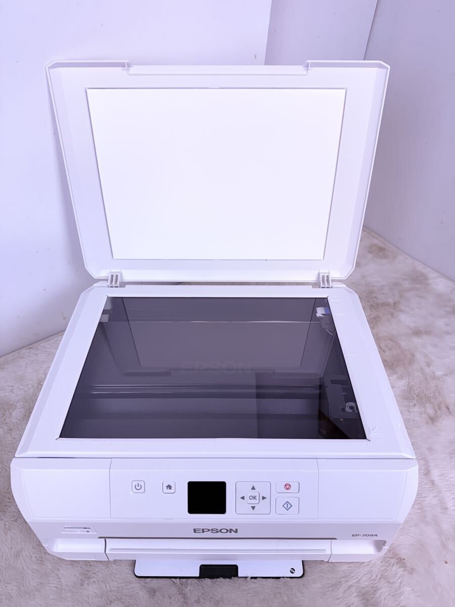 美品 EPSON EP-709A 複合プリンター Wi-Fi CD/DVD印刷 エプソン