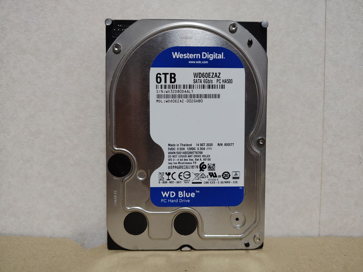 Western Digital WD60EZAZ WD Blue [3 5インチHDD/6TB]｜Yahoo!フリマ