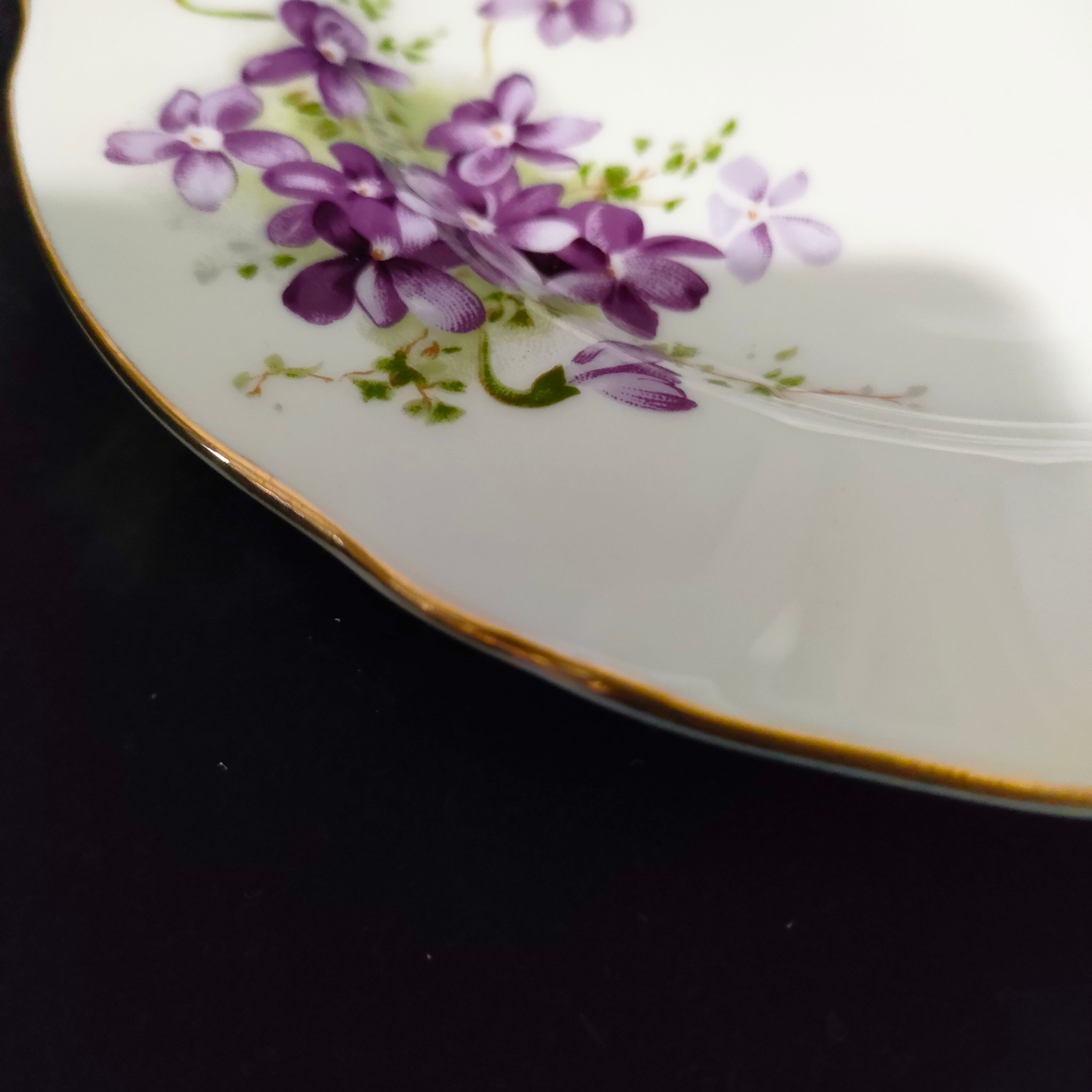 ハマースレイ/ヴィクトリアンバイオレット/カップ&ソーサー /プレート