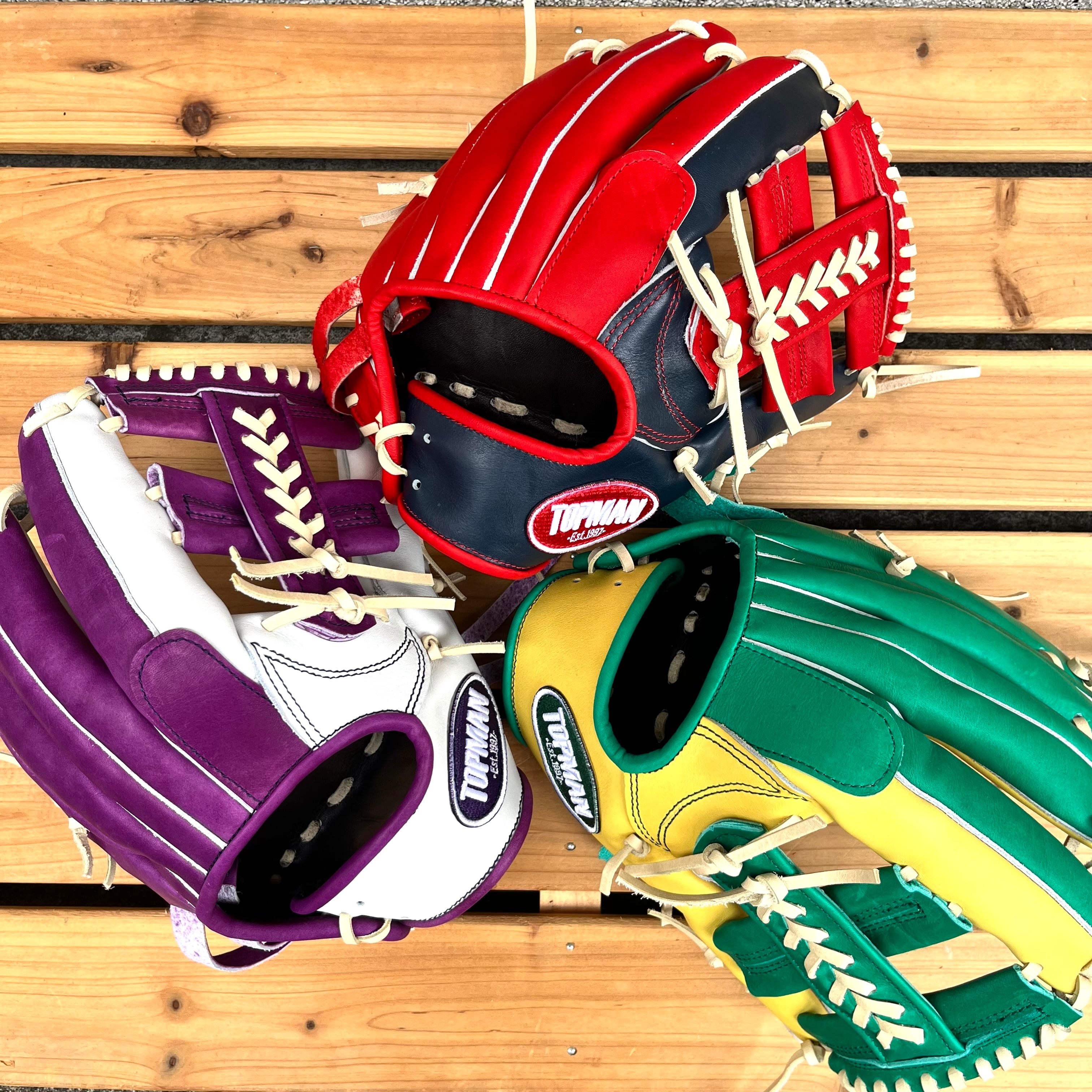 TOPMAN 軟式内野手用 G4BW型 ツートンカラー クロスタイプウェブ