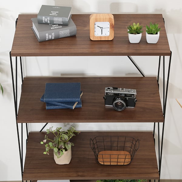 ラック 棚 収納 本棚 収納棚 北欧 おしゃれ ウォールシェルフ オープン