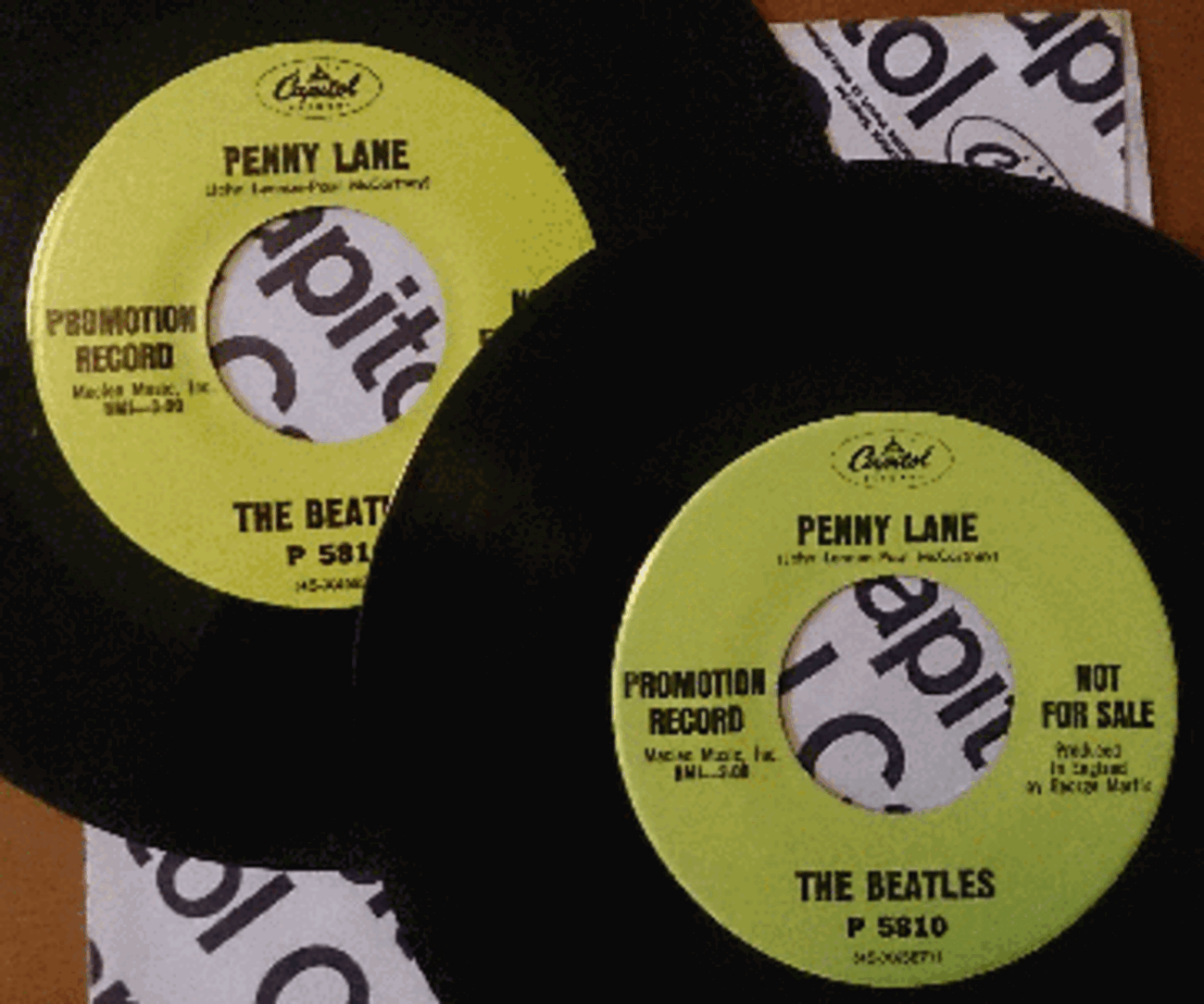 Beatles US盤シングルプロモ 「Penny Lane / Strawberry FIelds