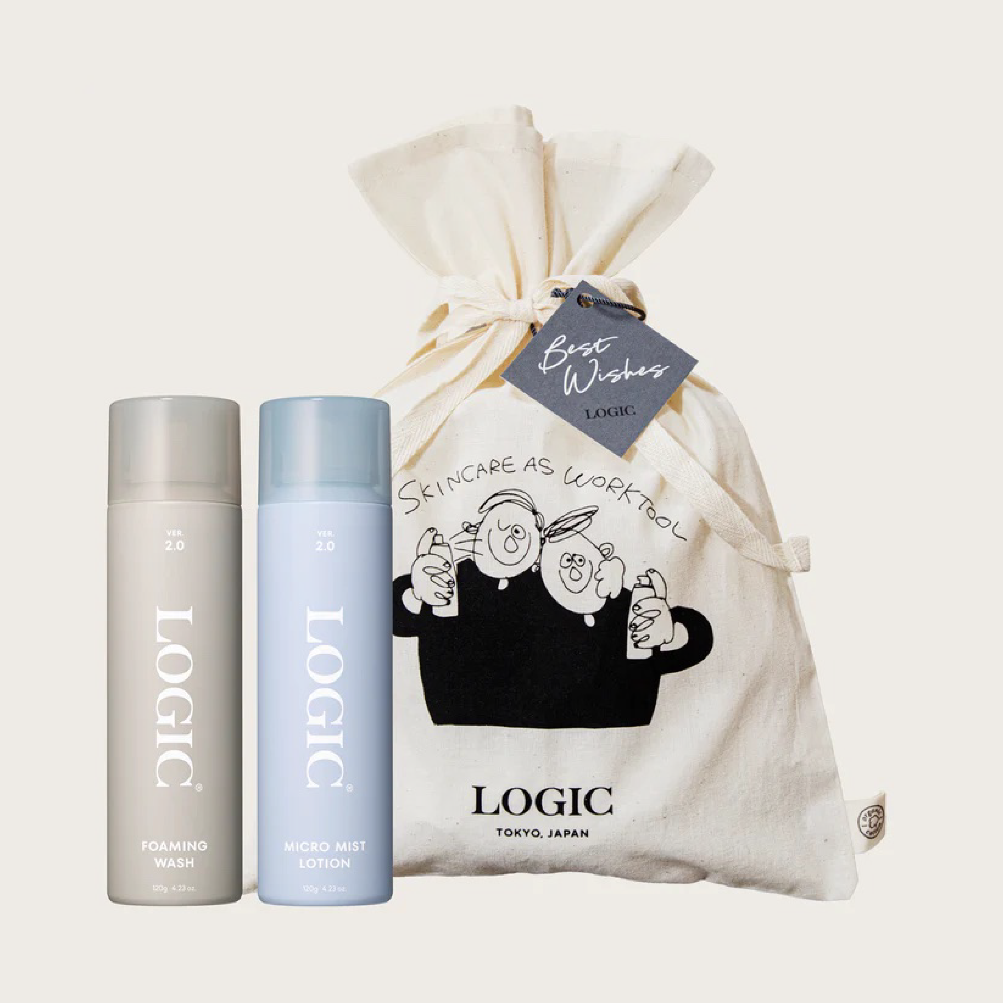 60秒で整う 泡洗顔＆オールインワンミスト | LOGIC (ロジック) の