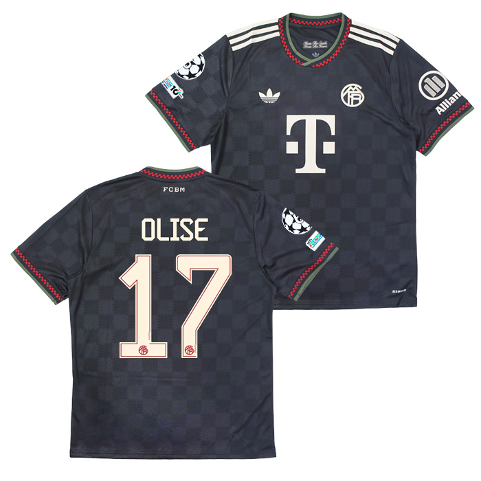 バイエルンミュンヘン 25-26 サード 半袖 ユニフォーム No.17 オリーセ