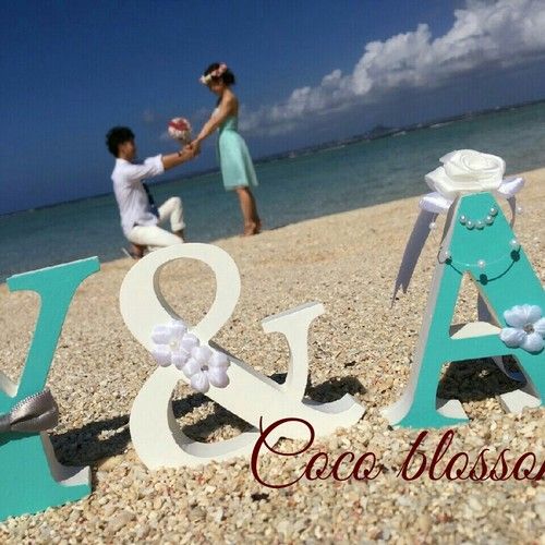 3点セット♡イニシャル（アルファベット）オブジェ