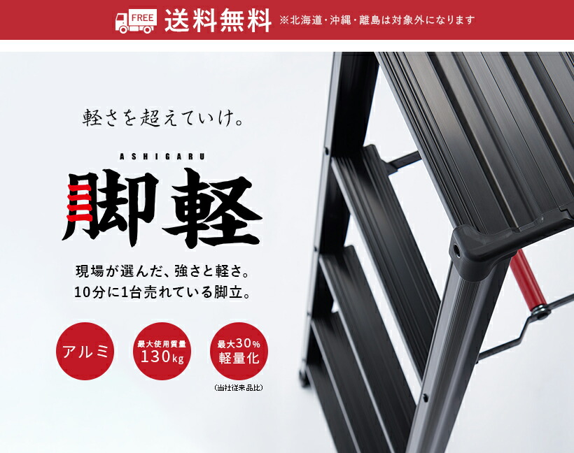 楽天市場】【 RZB-09b 】長谷川工業 ハセガワ hasegawa 専用脚立 3尺 3