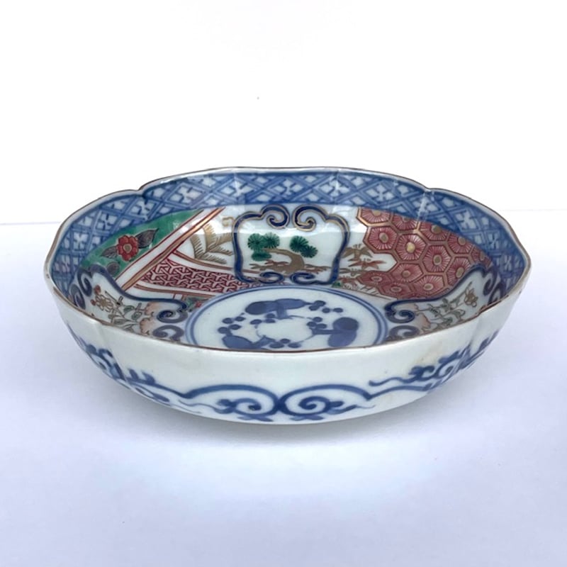 骨董 古伊万里（江戸後期～明治） 輪花なます皿 | FURACOCO