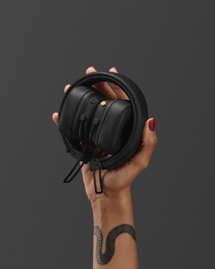 Major V Black - On-ear headphones | Marshall.com