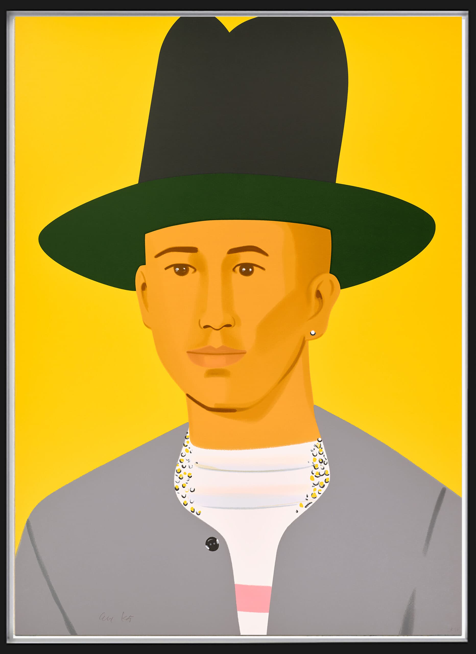 Alex Katz, The Creative Director (Pharrell), 2025, Silkscreen