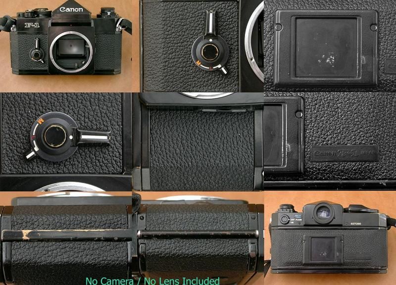 Canon F-1用カット済み貼り替え革 - Aki-Asahi Custom Camera Coverings