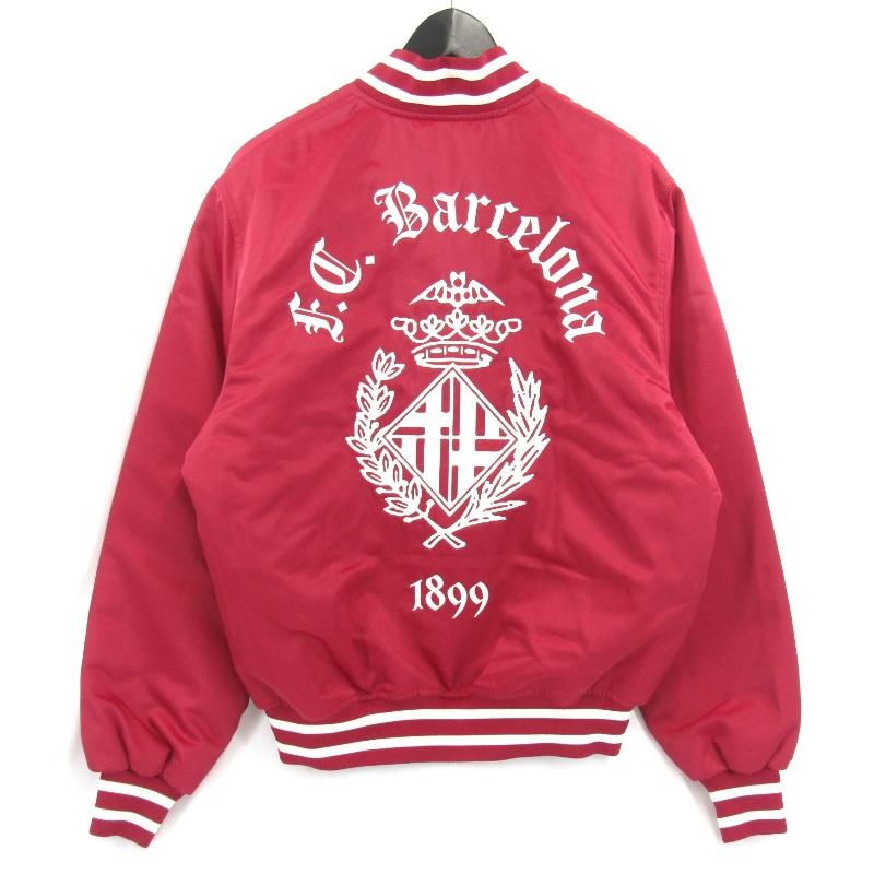 NIKE（ナイキ） 美品 FCバルセロナ サテン ダグアウト ジャケット