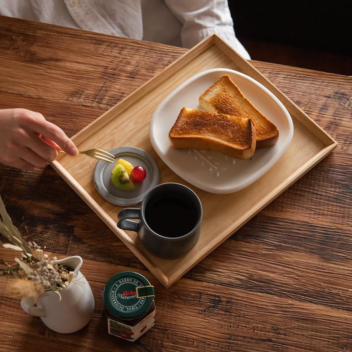 トレー カフェ warms wood トレイ M 木製トレー おしゃれ 丸利玉樹利