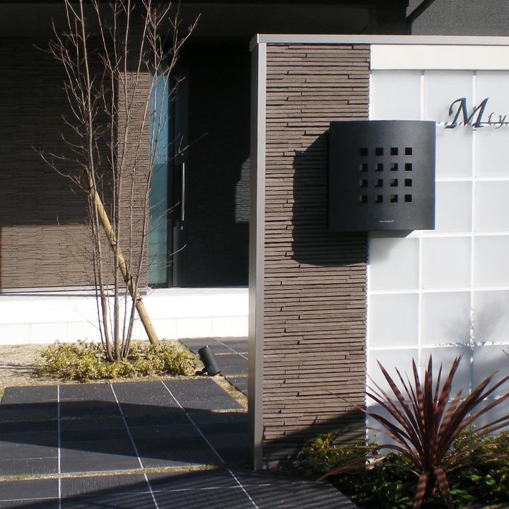 ポスト 郵便受け 郵便ポスト 壁掛け 和風 「マックスノブロック