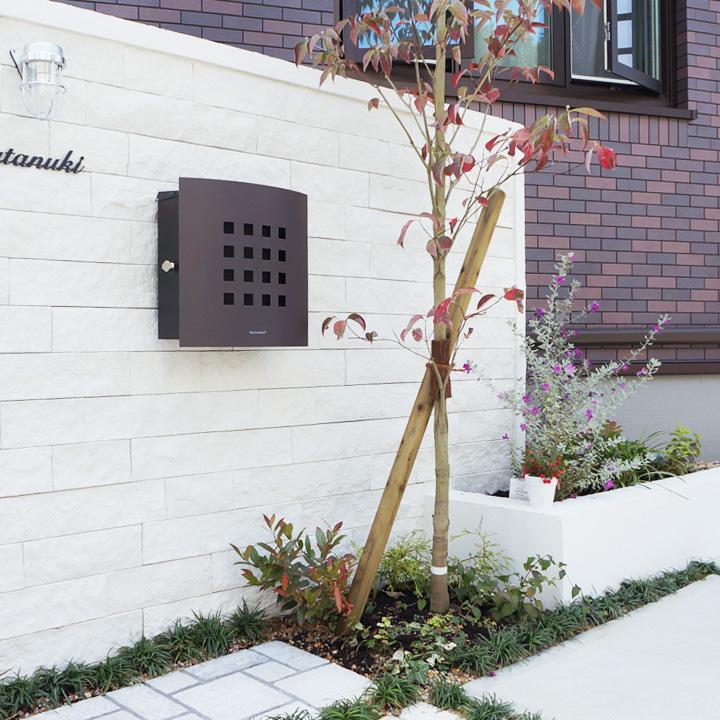 ポスト 郵便受け 郵便ポスト 壁掛け 和風 「マックスノブロック