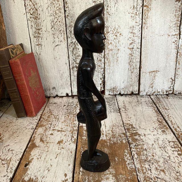 VINTAGE ヴィンテージ アフリカ プリミティブ アート 黒檀 ウッド