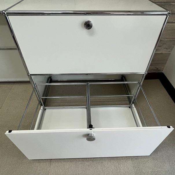 USM USM Haller ハラーシステム 2列2段デスクキャビネット 右上段