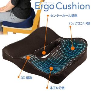 低反発クッション 3D構造 人間工学に基づいた三次元形状 姿勢サポート