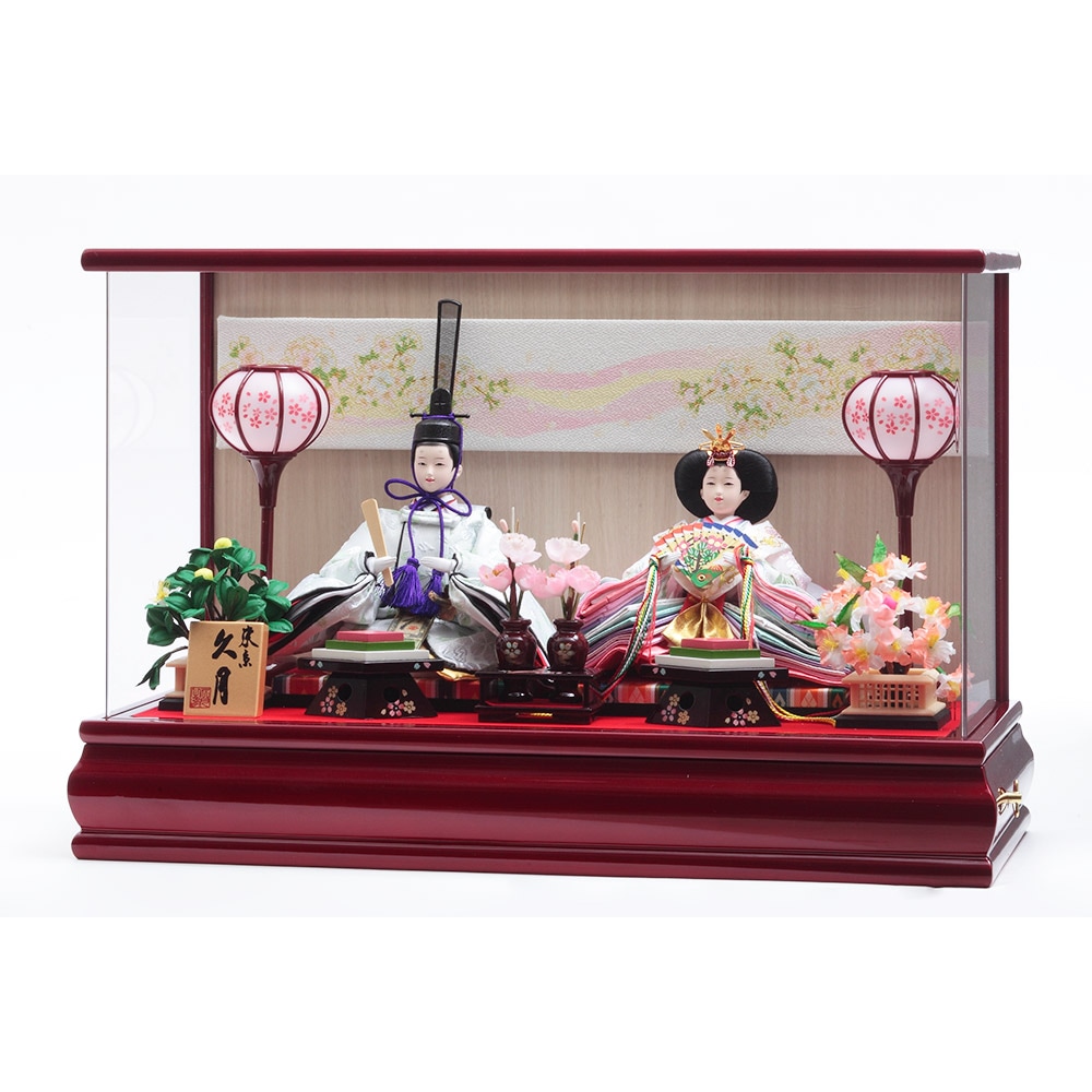 親王ケース飾り アクリルケース オルゴール付 6H-KK26 | ケース飾り