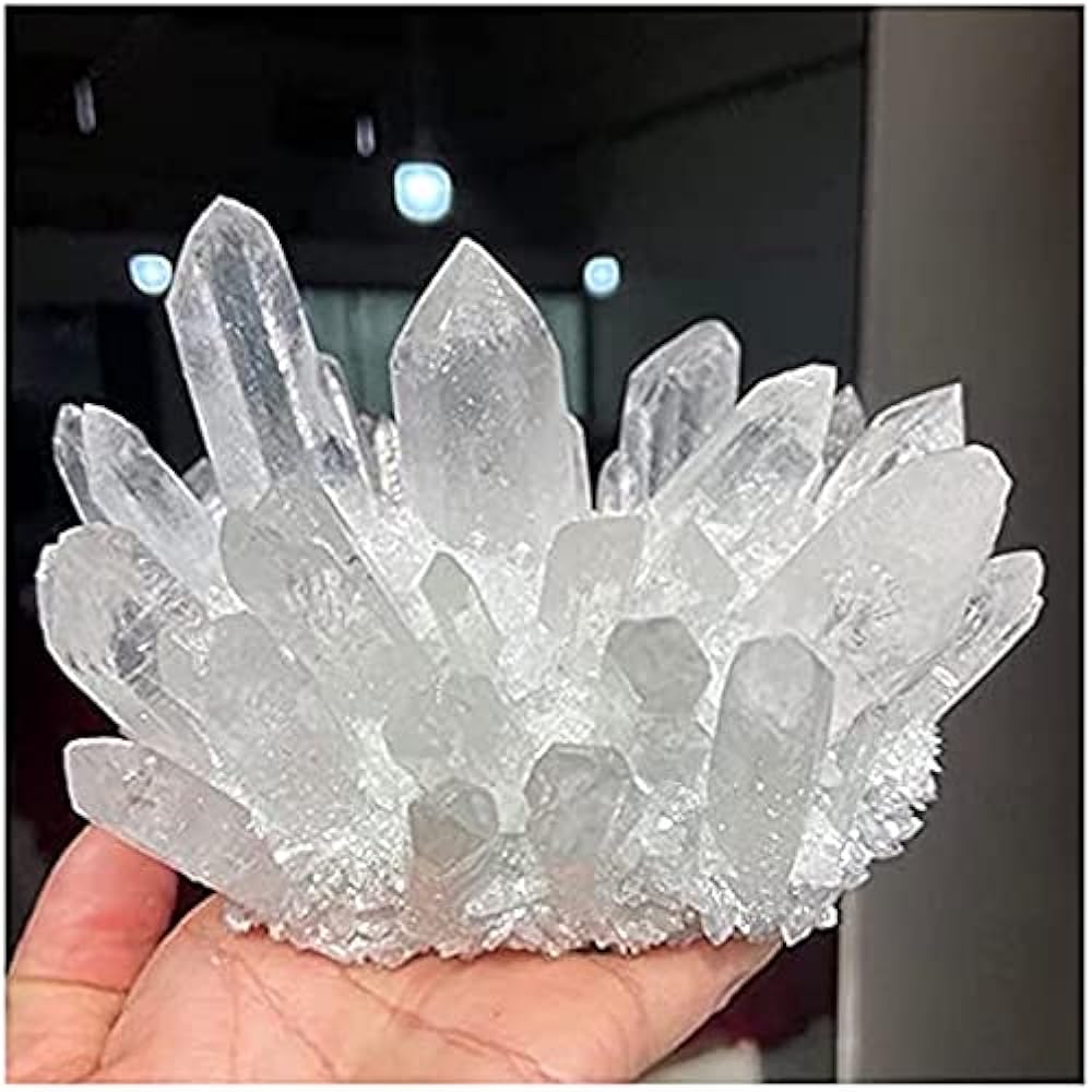 Amazon.co.jp: BOERLKY 天然水晶原石 1000gの自然な明確な白石水晶