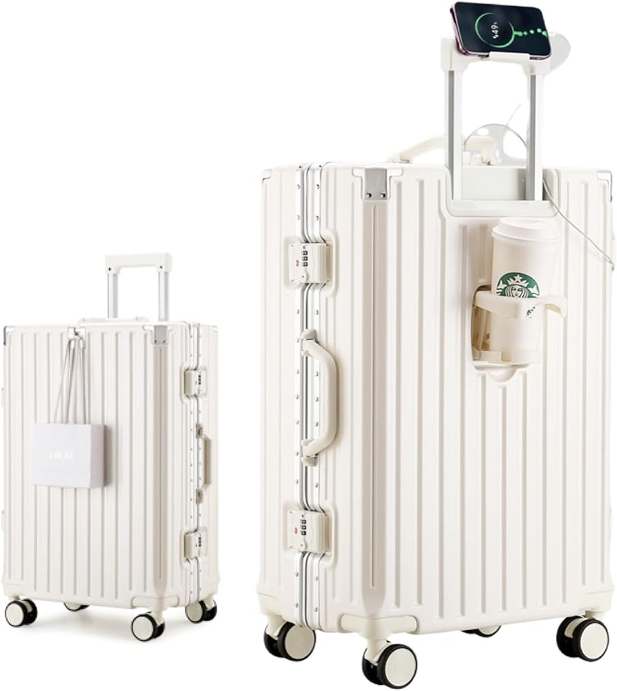 Amazon | [Yuweijie] スーツケース アルミフレームタイプ キャリー