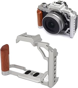Amazon.co.jp: Acogedor ZFC用カメラケージ、木製ハンドグリップ付き