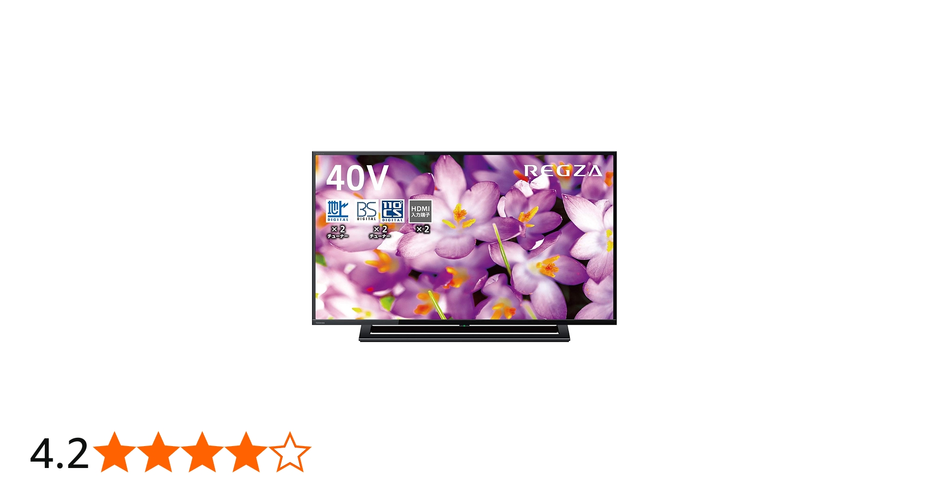 Amazon | REGZA 40インチ 液晶テレビ レグザ 40S22 フルハイビジョン
