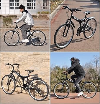 Amazon | STAIR 折りたたみ マウンテンバイク 自転車 シマノ21段変速
