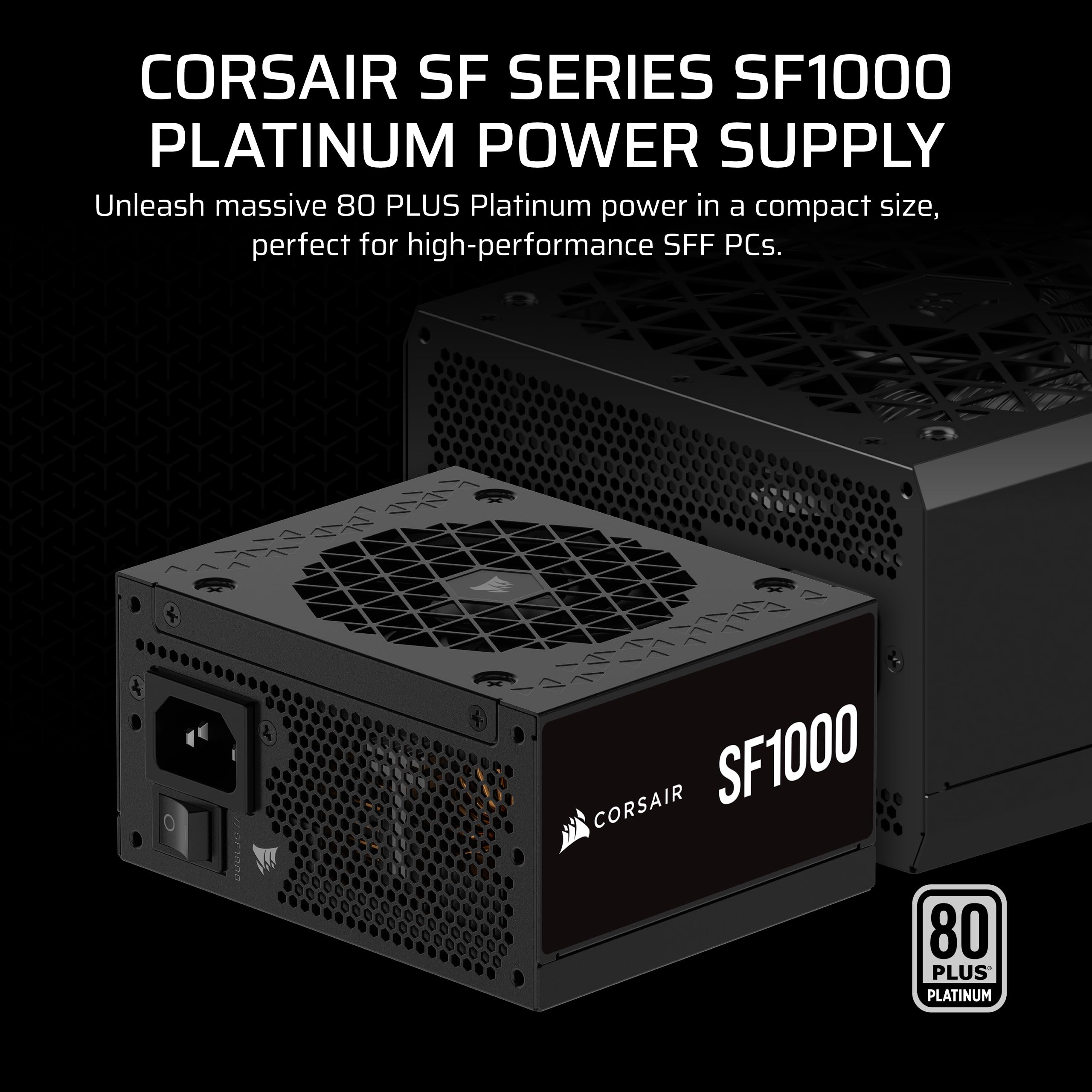 Amazon | CORSAIR SF1000 (2024) 完全モジュラー 低ノイズ 80 プラス