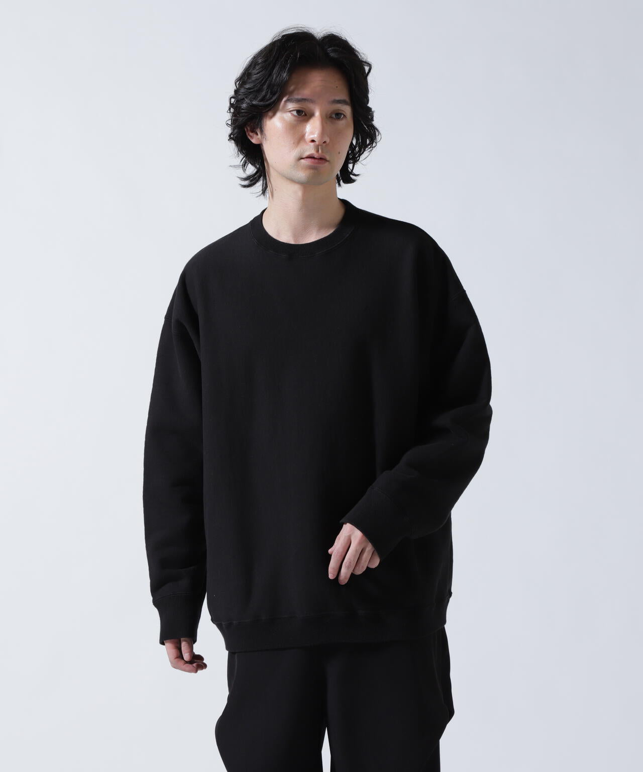 ATON（エイトン）GARMENT DYED URAKE | OVERSIZED PULLOVER | B'2nd