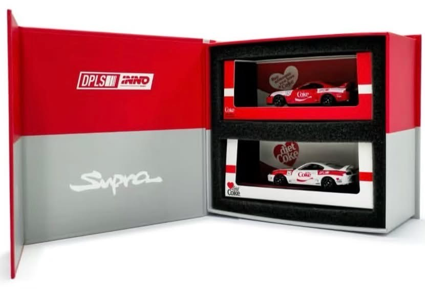INNO64 x DPLS x Coca Cola Coke & Diet Coke Toyota Supra Bundle