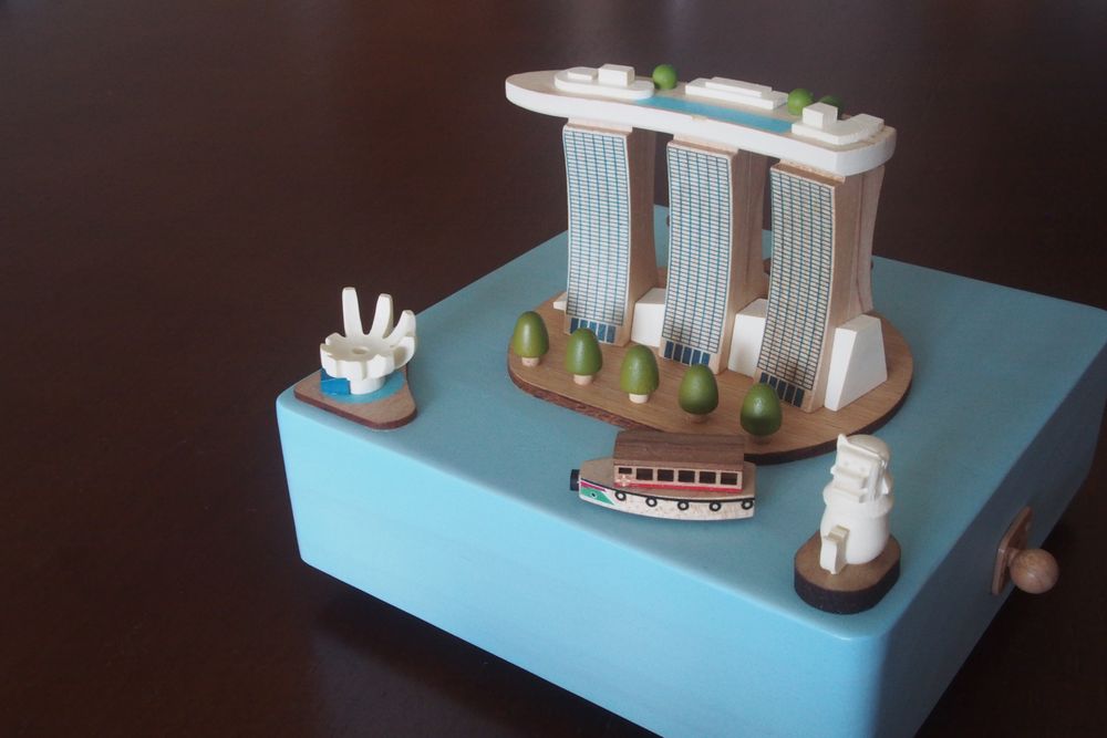 送別に・・マリーナベイサンズのオルゴール♪ : ひゅーひゅー！Yuko