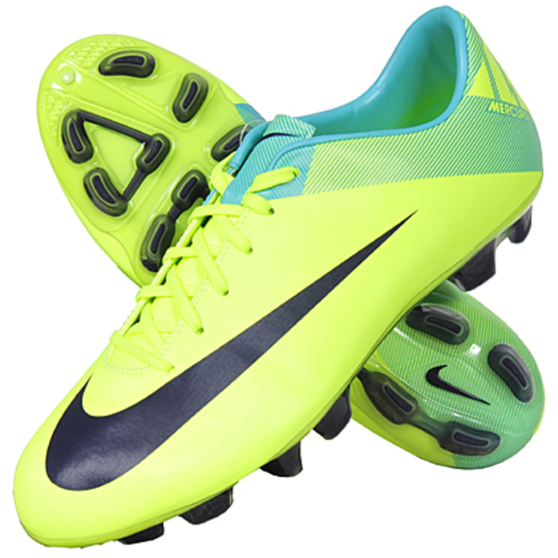 NIKE ナイキ マーキュリアル ヴェイパー VII HG(ライム) 442023 754