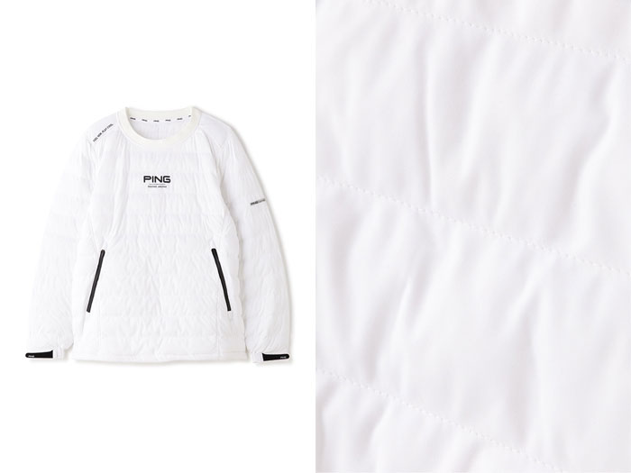 PING（ピン） アパレル トライストレッチ 高機能 中綿 プルオーバー