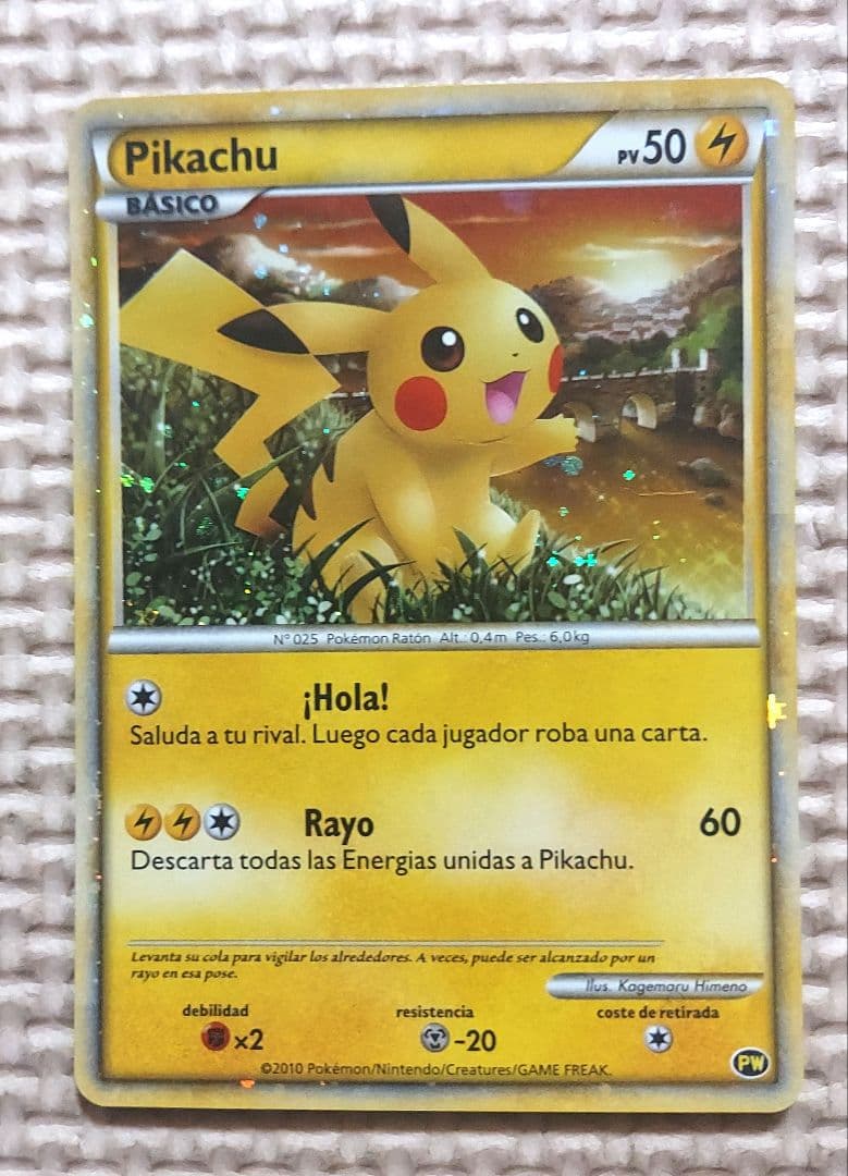 ピカチュウ ワールド　スペイン　2010年　プロモ PSA10鑑定済〕ピカチュウ(ワールド/スペイン語版)【-】{-}