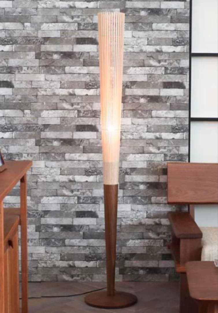 nidoモアレ 木製フロアスタンド 飛騨家具 MOARE モアレ Nido ニド フロアスタンド 国産家具 無垢