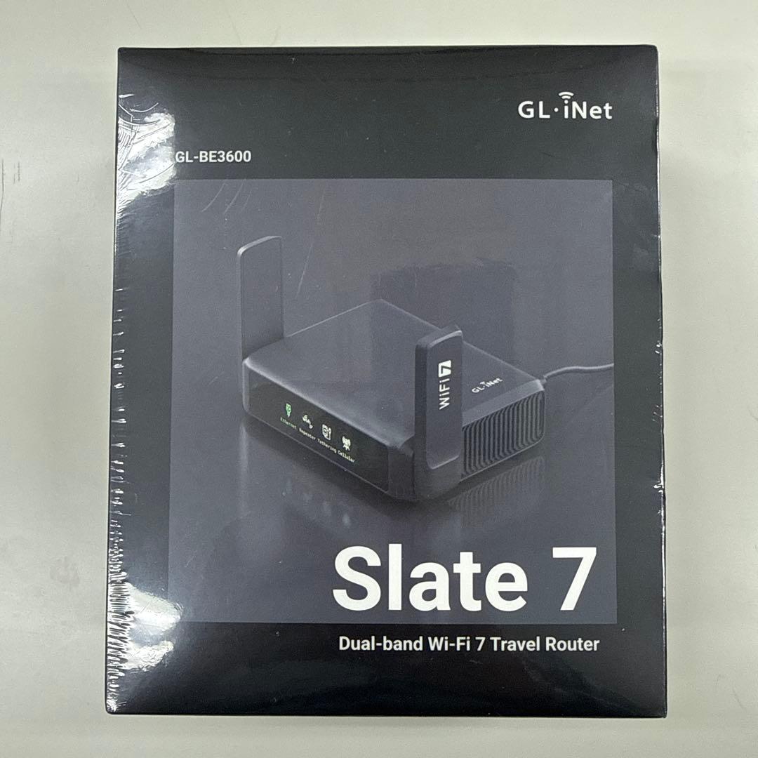 【未開封品・新品】 Wi-Fi 7 トラベルルーター GL-BE3600 Slate 7 (GL-BE3600) | Portable Wi-Fi 7 Travel Router - GL.iNet