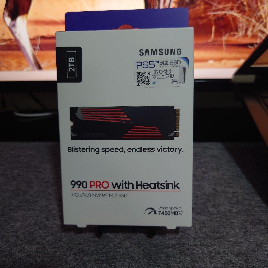 激安！Samsung 990 PRO 2TB with Heatsink Samsung 990 PRO 2TB Internal SSD PCIe Gen 4x4 NVMe with Heatsink
