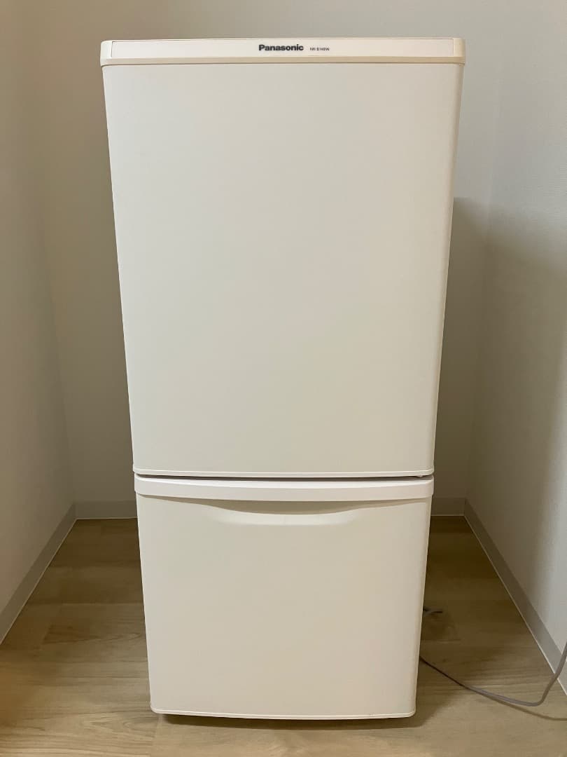 Panasonic 冷凍冷蔵庫（2019年製）　NR-B14BW-W NR-B14BW-W 冷蔵庫 マットバニラホワイト [138L /2ドア /右開きタイプ